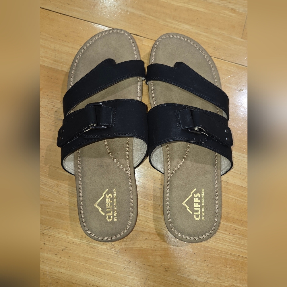 CLIFFS Fancify Black Women's Sandals, 9